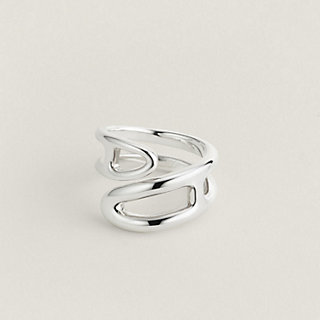 Chaine d'ancre Punk ring, small model | Hermès USA